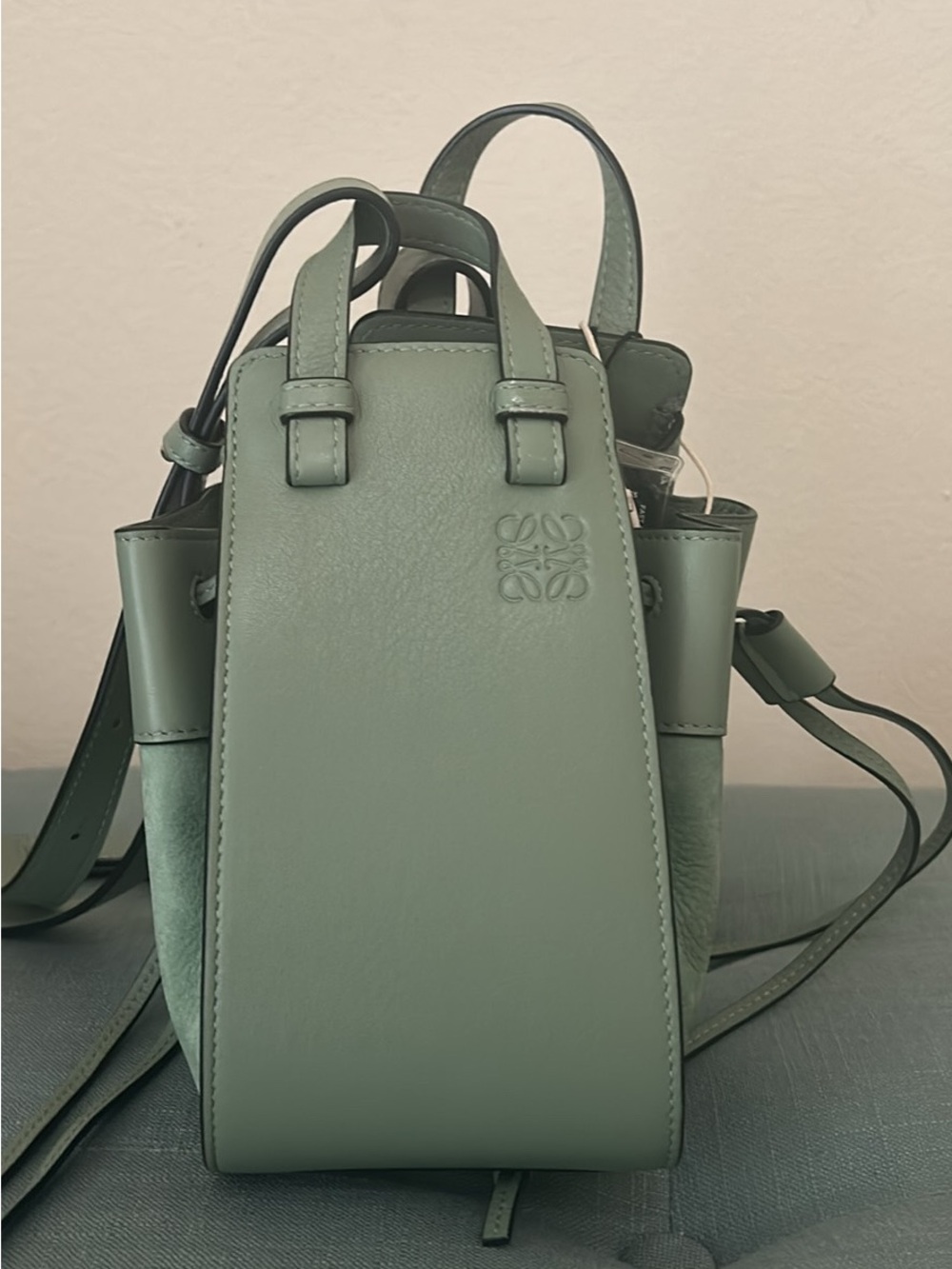 Loewe Mini Hammock in Sage Green